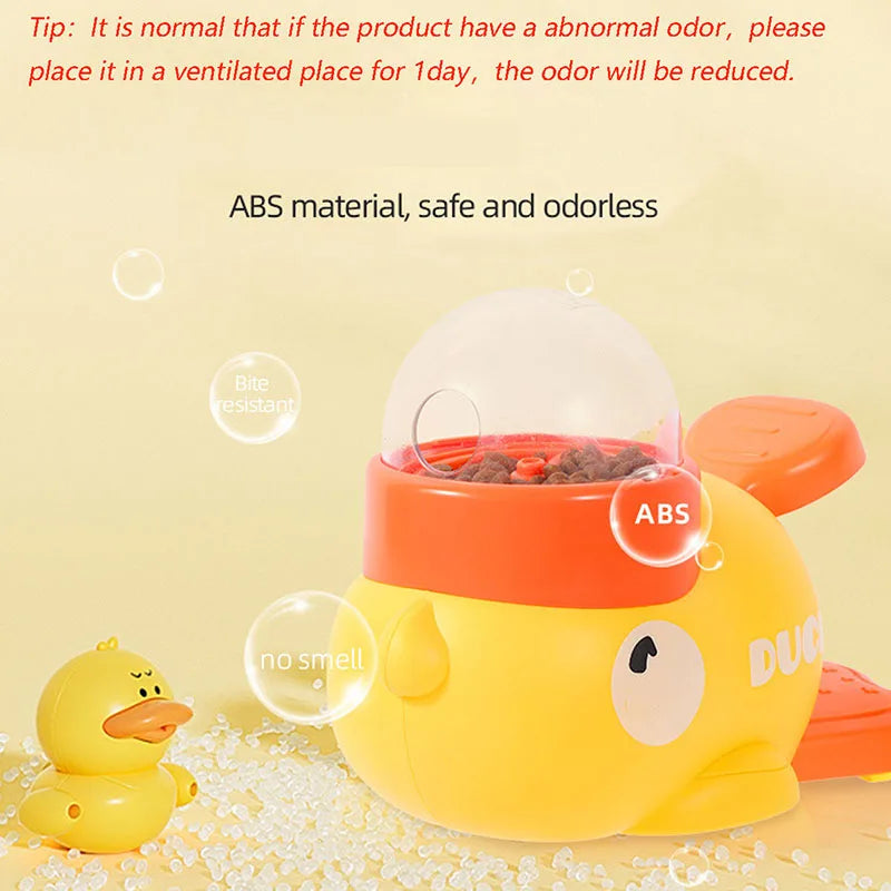 DuckPuzzle™ Interactive Feeding System | Anti-Slip Pet Food Dispenser | Treat-Finding Game for Dogs & Cats | Yellow Duck Design - Pet Moda Store