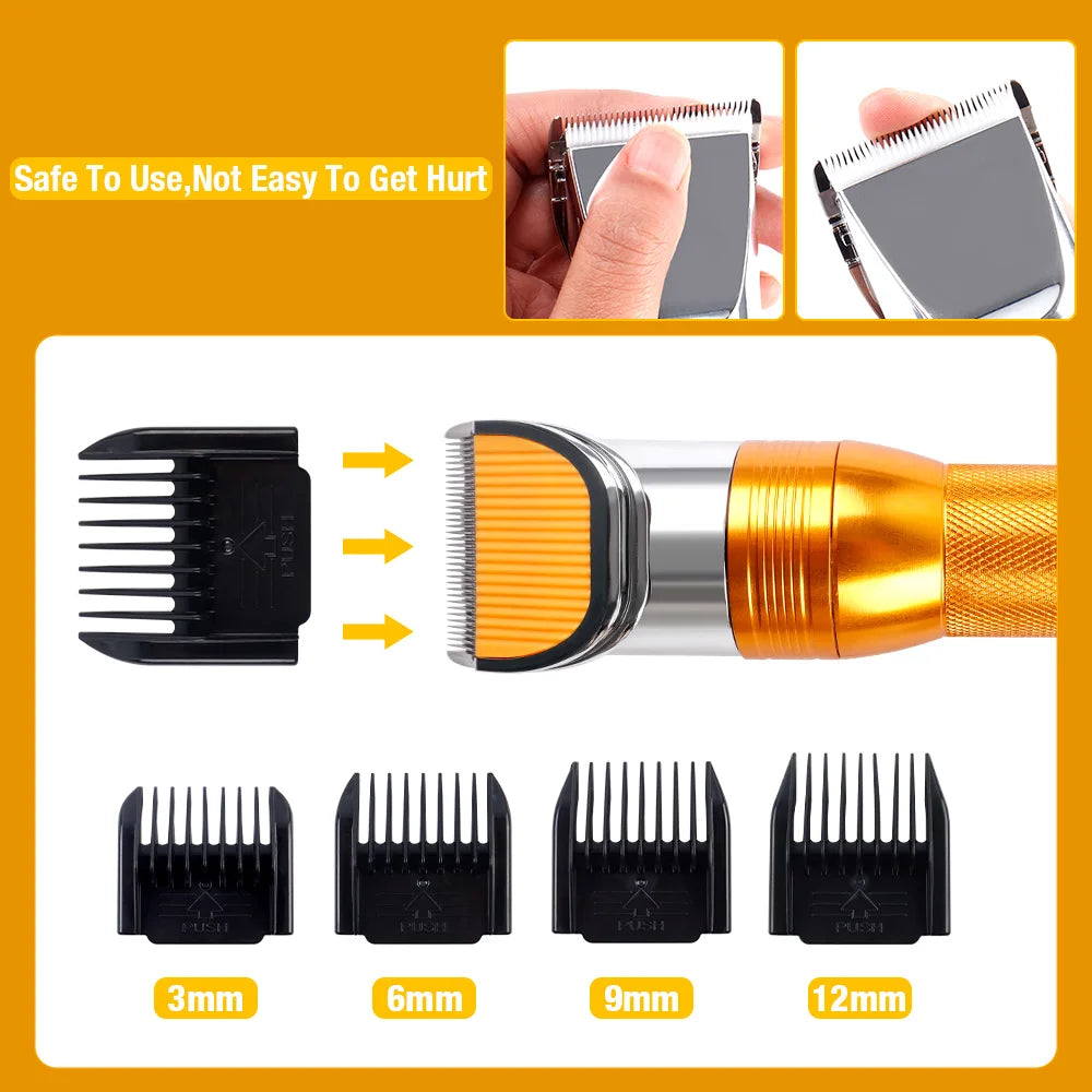 PowerGroom™ 380W Professional Cordless Clipper | 12V High-Performance Trimming System | Multi-Species Compatible | For Pets, Livestock & Carpets - Pet Moda Store