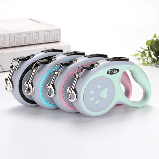 Professional Retractable Pet Leash - Premium Nylon - Extends 3-5m - Durable Automatic Mechanism for Walking & Running - Designed for Small Dogs & Cats - Pet Moda Store