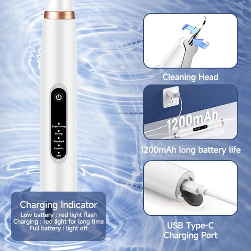 "Professional Ultrasonic Pet Dental System - Advanced Plaque & Calculus Removal - Silent Operation Technology - Complete Oral Care Solution for Dogs - Pet Moda Store