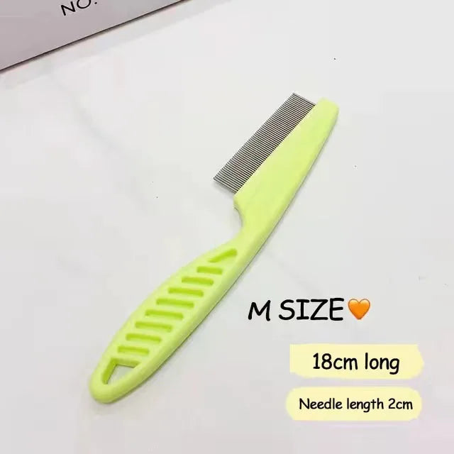 FleaGuard™ Professional Grooming Set | Stainless Steel Dual-Purpose Comb | Anti-Shedding & Parasite Removal | For All Dogs & Cats - Pet Moda Store