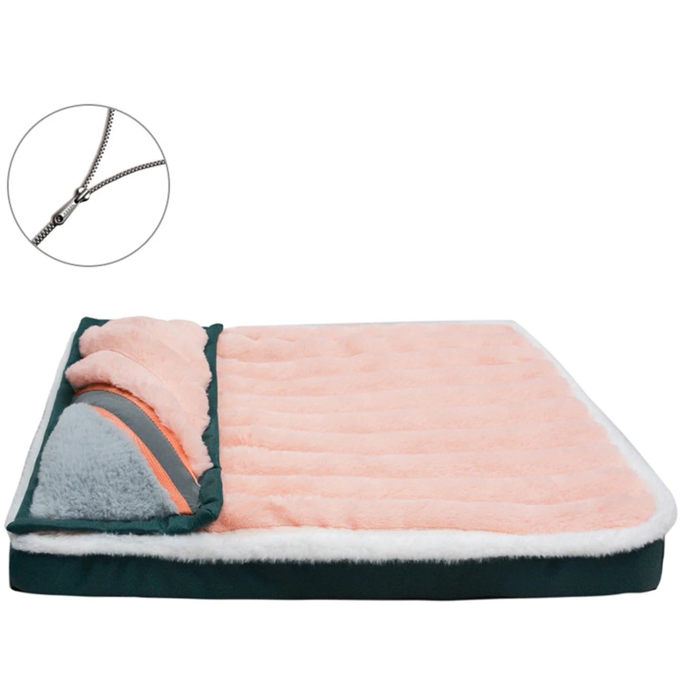 ZipClean™ Premium Removable Pet Bed | Washable Elastic Cushion with Zipper | Multi-Function Nesting Mat | For Small & Medium Pets - Pet Moda Store
