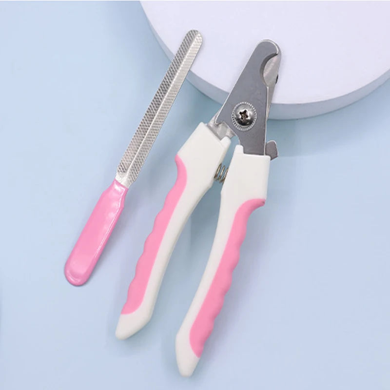 PrecisionCut™ Professional Pet Nail Kit | Straight-Handle Stainless Steel Clippers | Complete Grooming & Cleaning Set | For All Dogs & Cats - Pet Moda Store