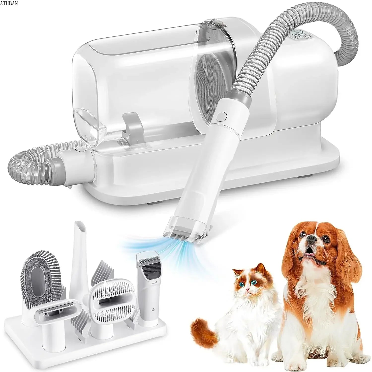 ShedMaster™ Professional Grooming Vacuum | 2.3L Large Capacity System | Complete Pet Hair Removal Kit | Brush & Suction Technology - Pet Moda Store