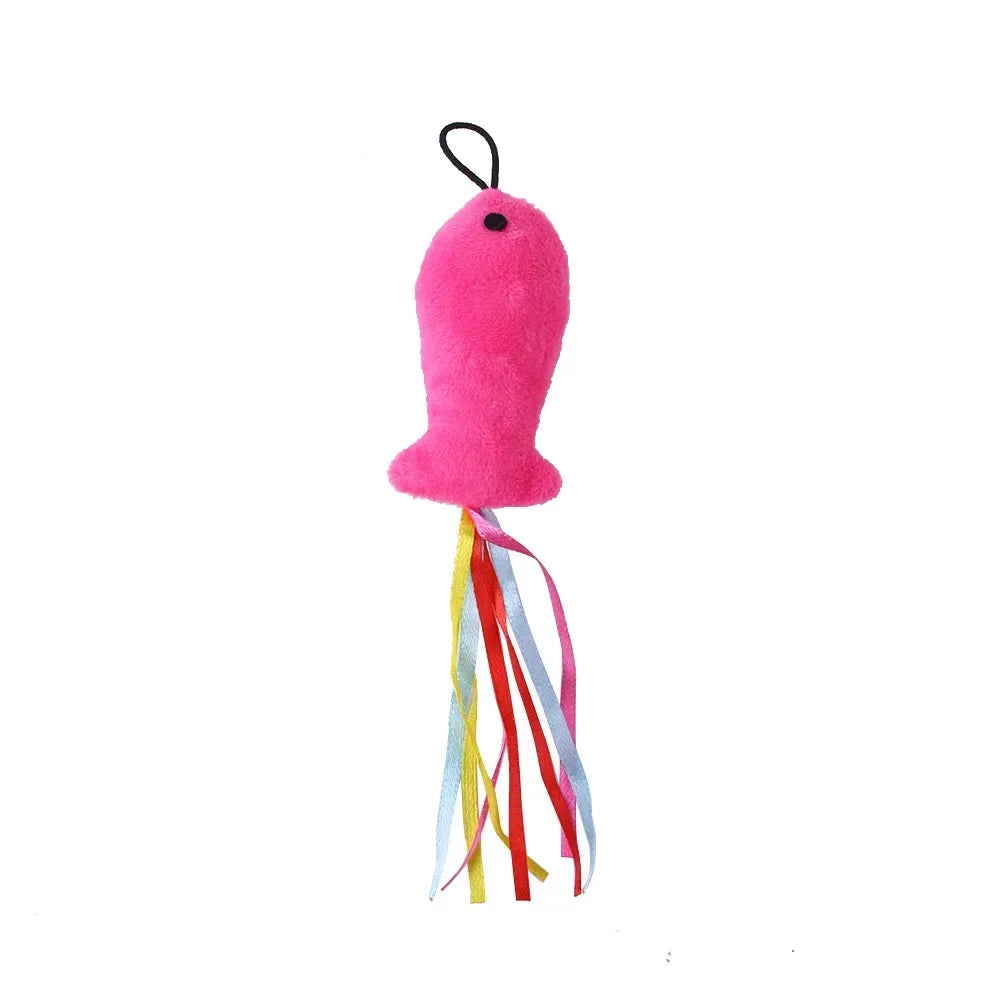 FeatherPrey™ Premium Cat Toy Refills | Interactive Wand Accessories Pack | Assorted Birds & Worms with Bells | Training Foam Balls for Kittens & Cats - Pet Moda Store