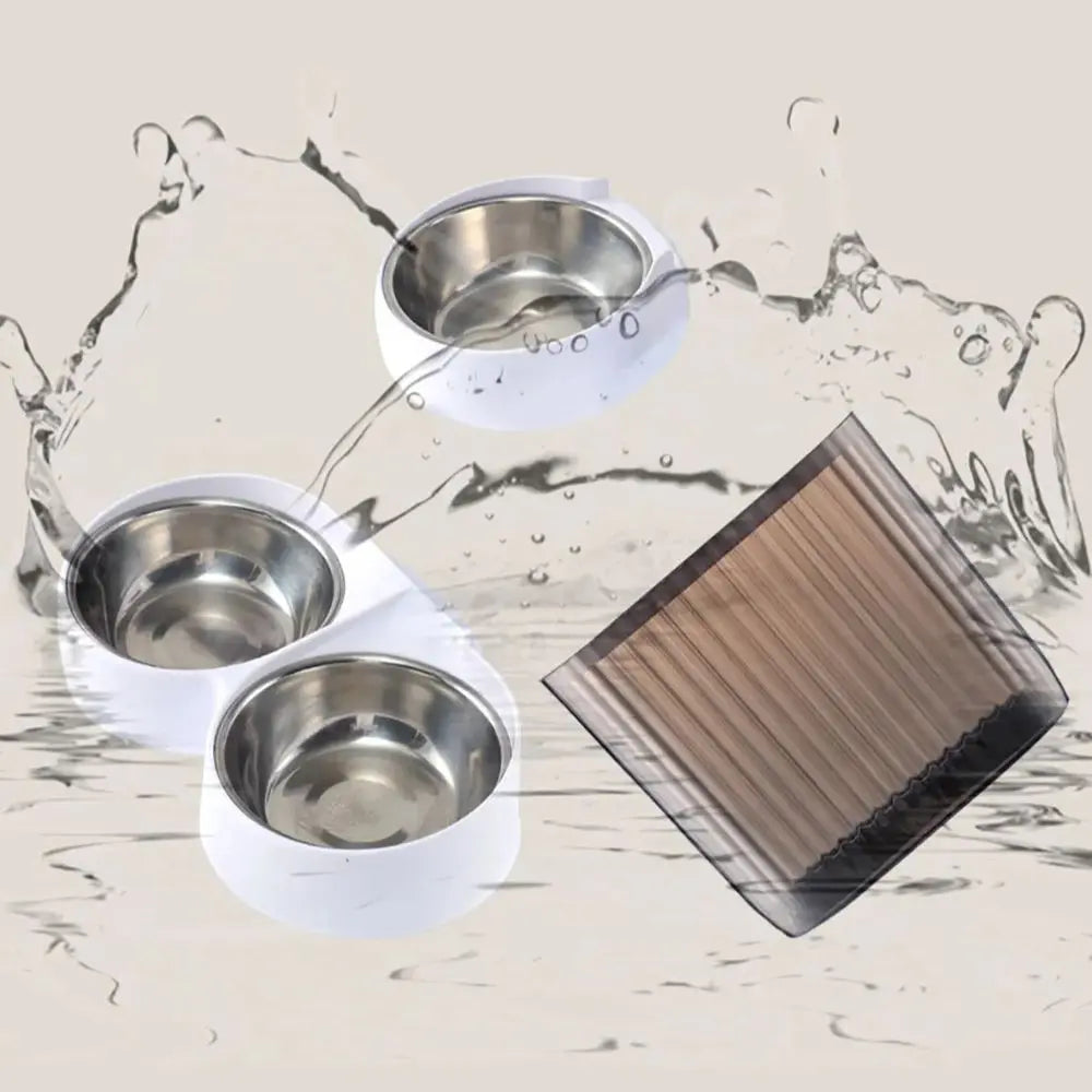 Dual-Bowl Smart Pet Feeding System - 5L Capacity with HD Camera Monitoring - Voice Recording Technology & Programmable Dispensing for Cats & Dogs - Pet Moda Store