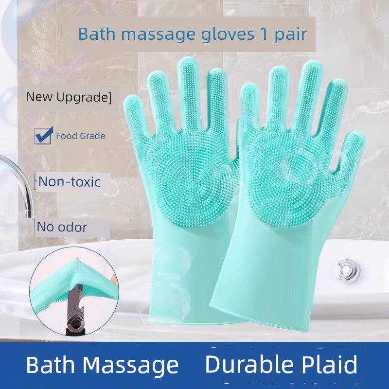 SafeScrub™ Anti-Bite Bathing Gloves | Protective Sponge Technology | Scratch-Resistant Grooming System | Complete Pet Washing Collection - Pet Moda Store