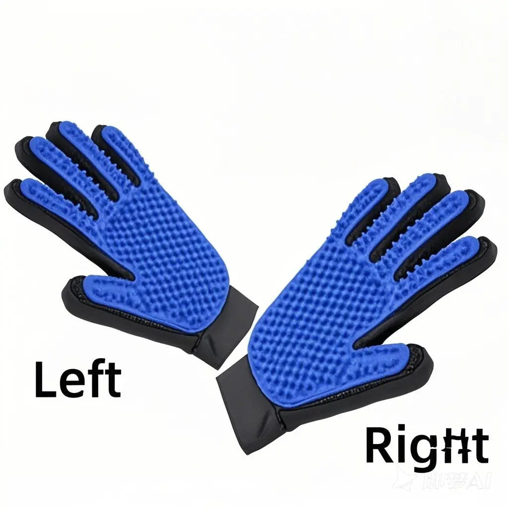 GroomGlove™ Premium Deshedding System | 2-in-1 Massage & Hair Removal Tool | Comfort-Grip Grooming Technology | For All Dogs & Cats - Pet Moda Store