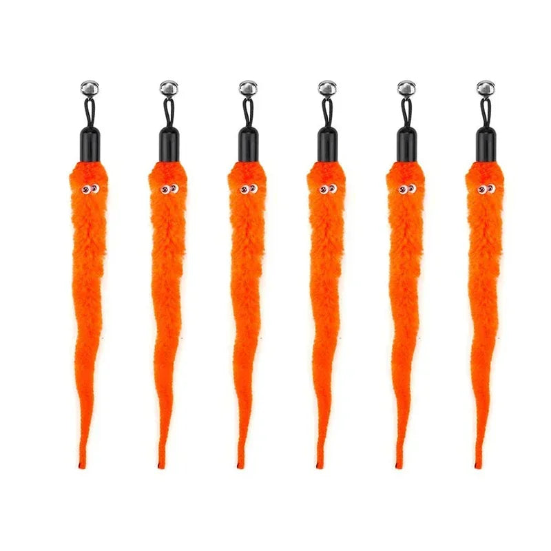 FeatherPrey™ Premium Cat Toy Refills | Interactive Wand Accessories Pack | Assorted Birds & Worms with Bells | Training Foam Balls for Kittens & Cats - Pet Moda Store