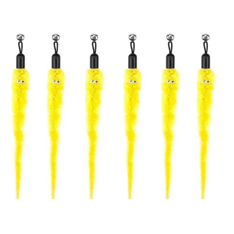 FeatherPrey™ Premium Cat Toy Refills | Interactive Wand Accessories Pack | Assorted Birds & Worms with Bells | Training Foam Balls for Kittens & Cats - Pet Moda Store