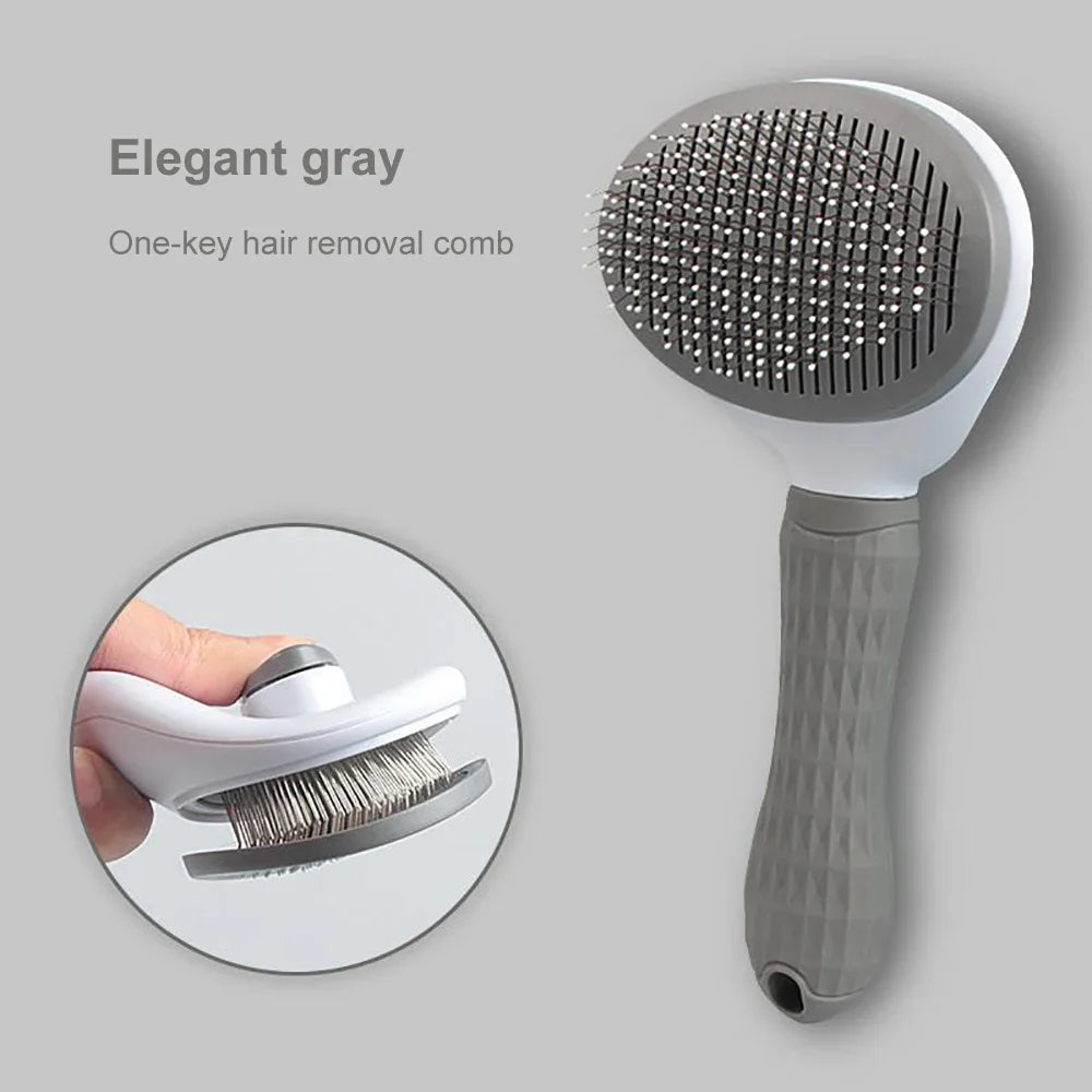FurMaster™ Professional Deshedding Tool | Long-Hair Pet Grooming System | Dual-Purpose Bath & Dry Brush | For Cats & Dogs - Pet Moda Store