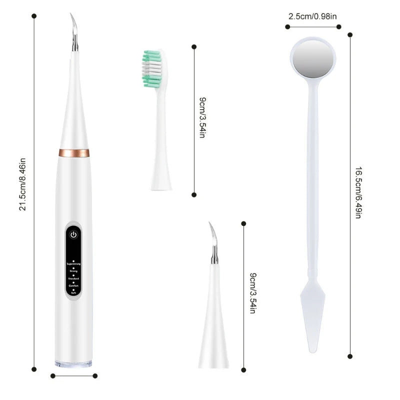 "Professional Ultrasonic Pet Dental System - Advanced Plaque & Calculus Removal - Silent Operation Technology - Complete Oral Care Solution for Dogs - Pet Moda Store