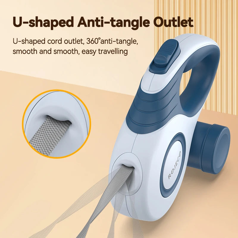 Premium Automatic Retractable Pet Leash - Adjustable 3-5M Length - Durable Design for Walking, Hiking & Travel - Versatile Control for Small Dogs & Cats - Pet Moda Store