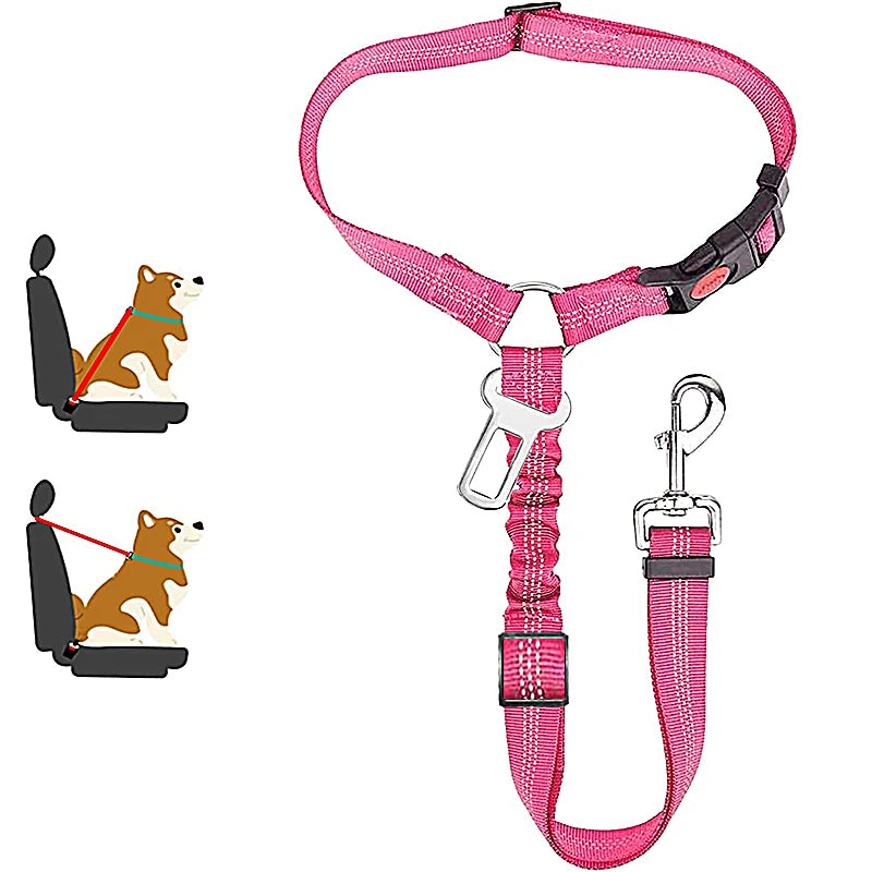 DualGuard™ 2-in-1 Safety System | Premium Car-to-Walk Harness & Leash | Adjustable Vehicle Restraint | For Dogs & Cats of All Sizes - Pet Moda Store