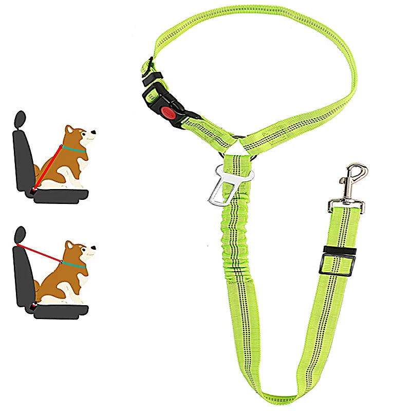 DualGuard™ 2-in-1 Safety System | Premium Car-to-Walk Harness & Leash | Adjustable Vehicle Restraint | For Dogs & Cats of All Sizes - Pet Moda Store