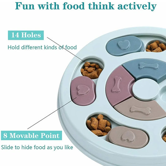 Dog Food Hiding Bowl, Slow Food Training, Dog Educational Toy To Relieve Boredom, Interactive Educational Feeding Toy - Pet Moda Store
