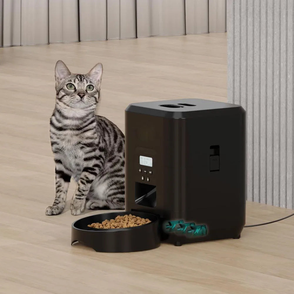 Precision Timed Pet Feeding System - Smart Portion Control Technology - Slow-Feed Design for Healthier Digestion - Premium Automated Food Dispenser for Cats & Dogs - Pet Moda Store