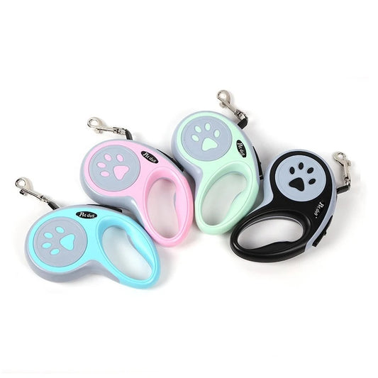 Professional Retractable Pet Leash - Premium Nylon - Extends 3-5m - Durable Automatic Mechanism for Walking & Running - Designed for Small Dogs & Cats - Pet Moda Store