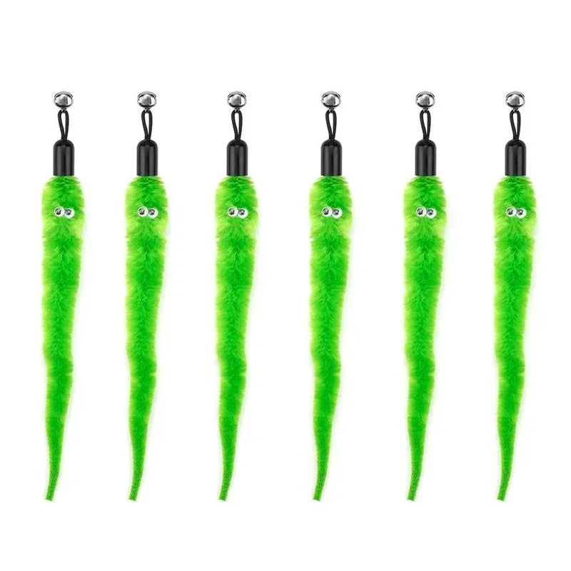 FeatherPrey™ Premium Cat Toy Refills | Interactive Wand Accessories Pack | Assorted Birds & Worms with Bells | Training Foam Balls for Kittens & Cats - Pet Moda Store