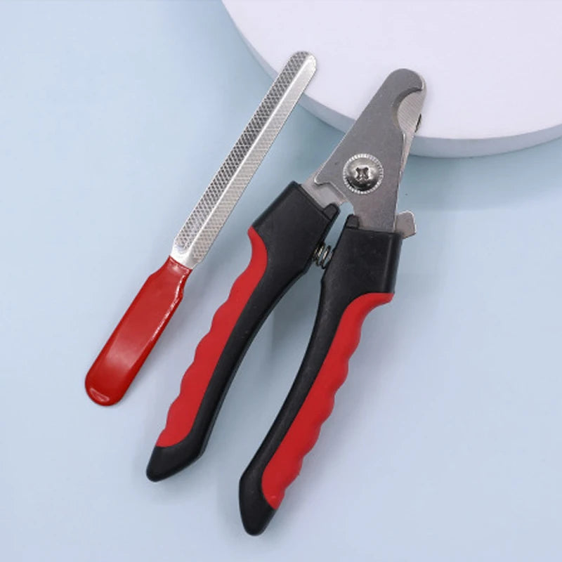 PrecisionCut™ Professional Pet Nail Kit | Straight-Handle Stainless Steel Clippers | Complete Grooming & Cleaning Set | For All Dogs & Cats - Pet Moda Store