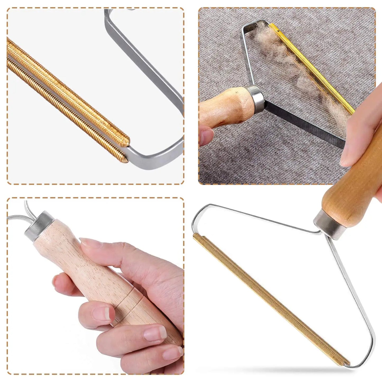 FurAway™ Multi-Surface Lint & Hair Remover | Portable Manual Fabric Cleaner | Professional-Grade Scraper Technology | For Clothes, Carpets & Upholstery - Pet Moda Store
