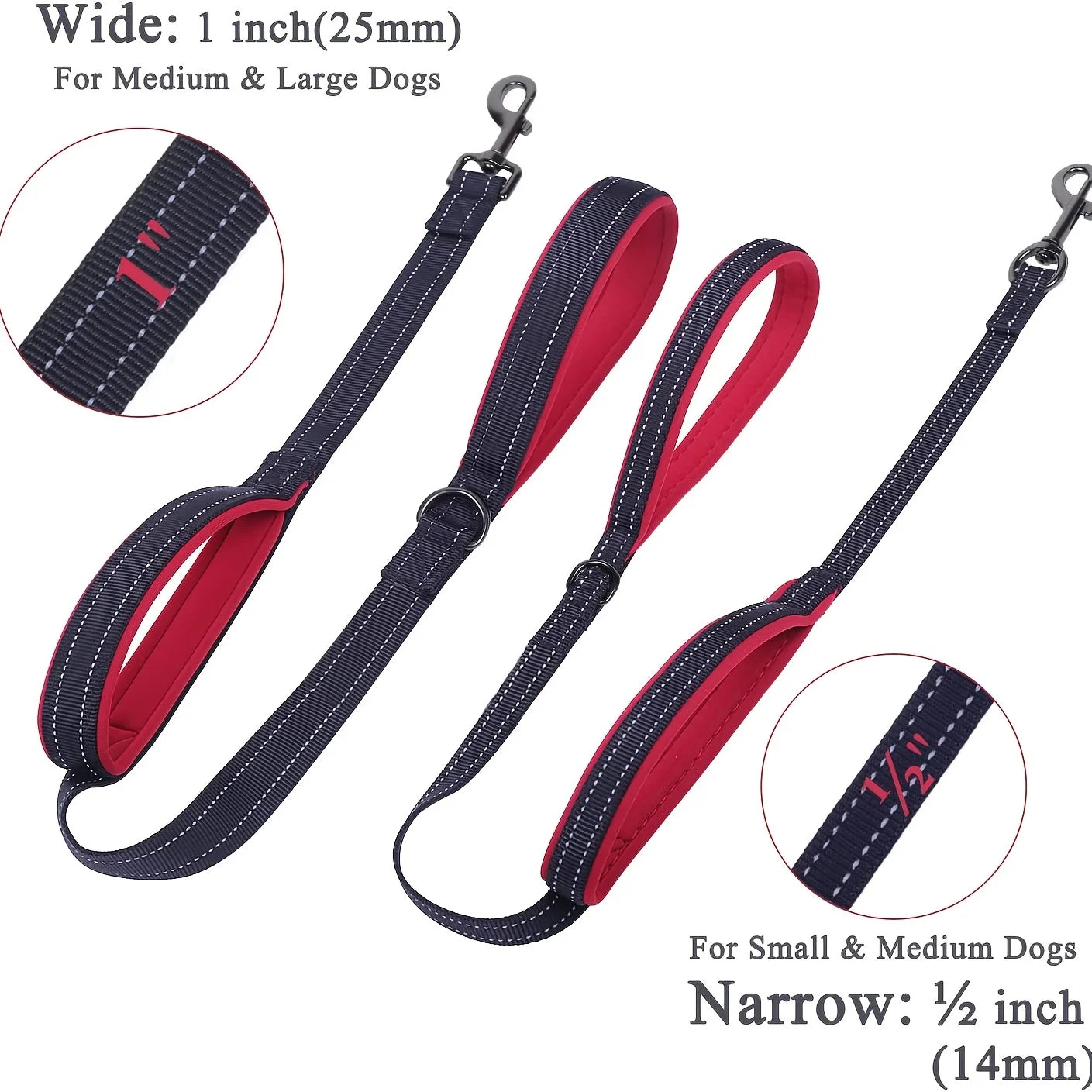 CommandPro™ Dual-Handle Training Leash | Heavy-Duty Control System | Premium Safety Technology | Professional-Grade Outdoor Lead - Pet Moda Store