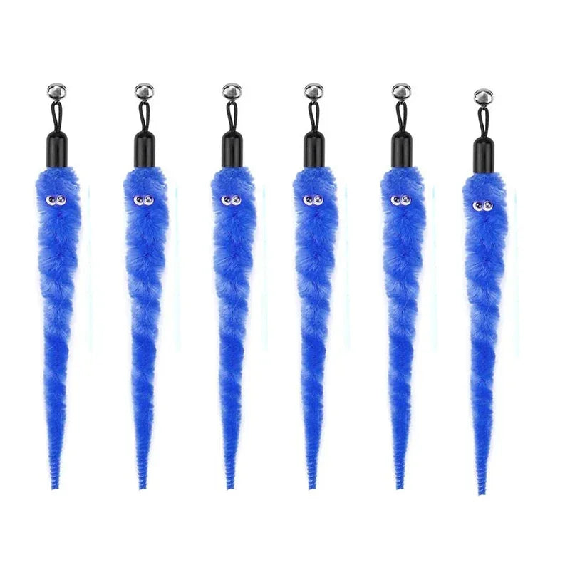 FeatherPrey™ Premium Cat Toy Refills | Interactive Wand Accessories Pack | Assorted Birds & Worms with Bells | Training Foam Balls for Kittens & Cats - Pet Moda Store