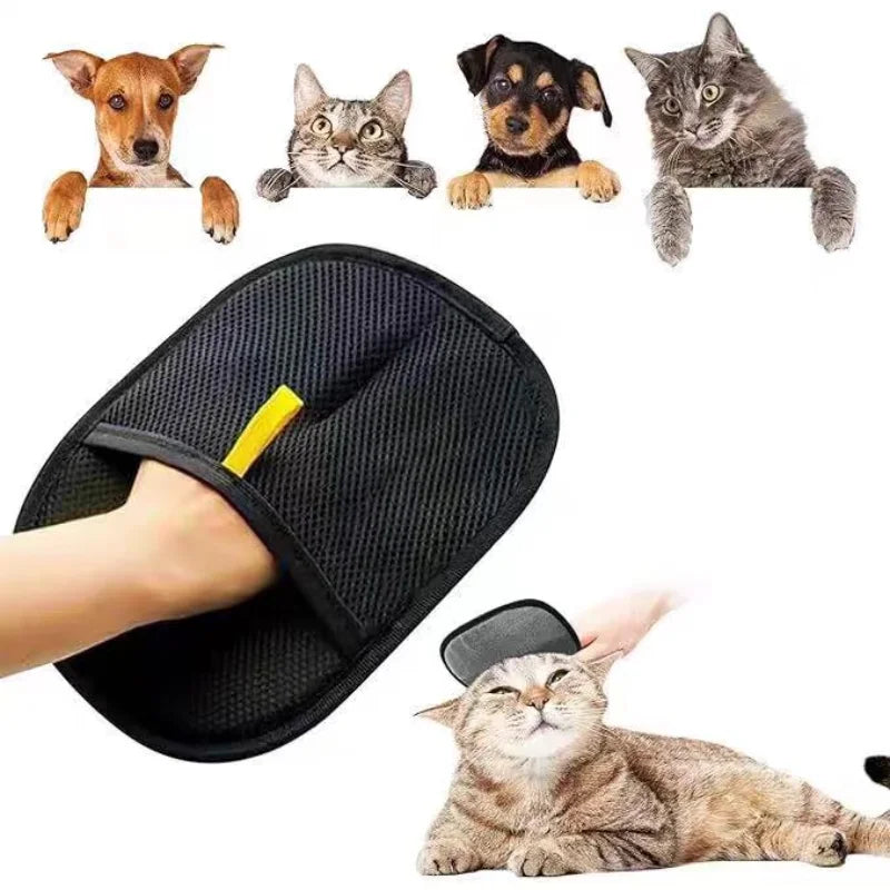 DualTouch™ Pet Grooming System | Double-Sided Hair Collection Gloves | Multi-Function Beauty & Cleaning Tool | Stress-Free Pet Care Solution - Pet Moda Store