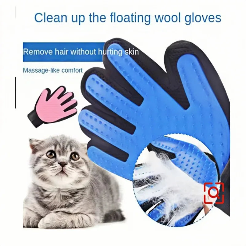GroomGlove™ Premium Deshedding System | 2-in-1 Massage & Hair Removal Tool | Comfort-Grip Grooming Technology | For All Dogs & Cats - Pet Moda Store