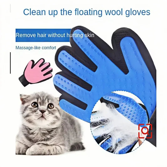 GroomGlove™ Premium Deshedding System | 2-in-1 Massage & Hair Removal Tool | Comfort-Grip Grooming Technology | For All Dogs & Cats - Pet Moda Store