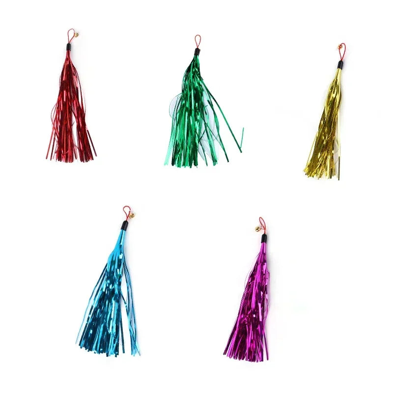 FeatherPrey™ Premium Cat Toy Refills | Interactive Wand Accessories Pack | Assorted Birds & Worms with Bells | Training Foam Balls for Kittens & Cats - Pet Moda Store