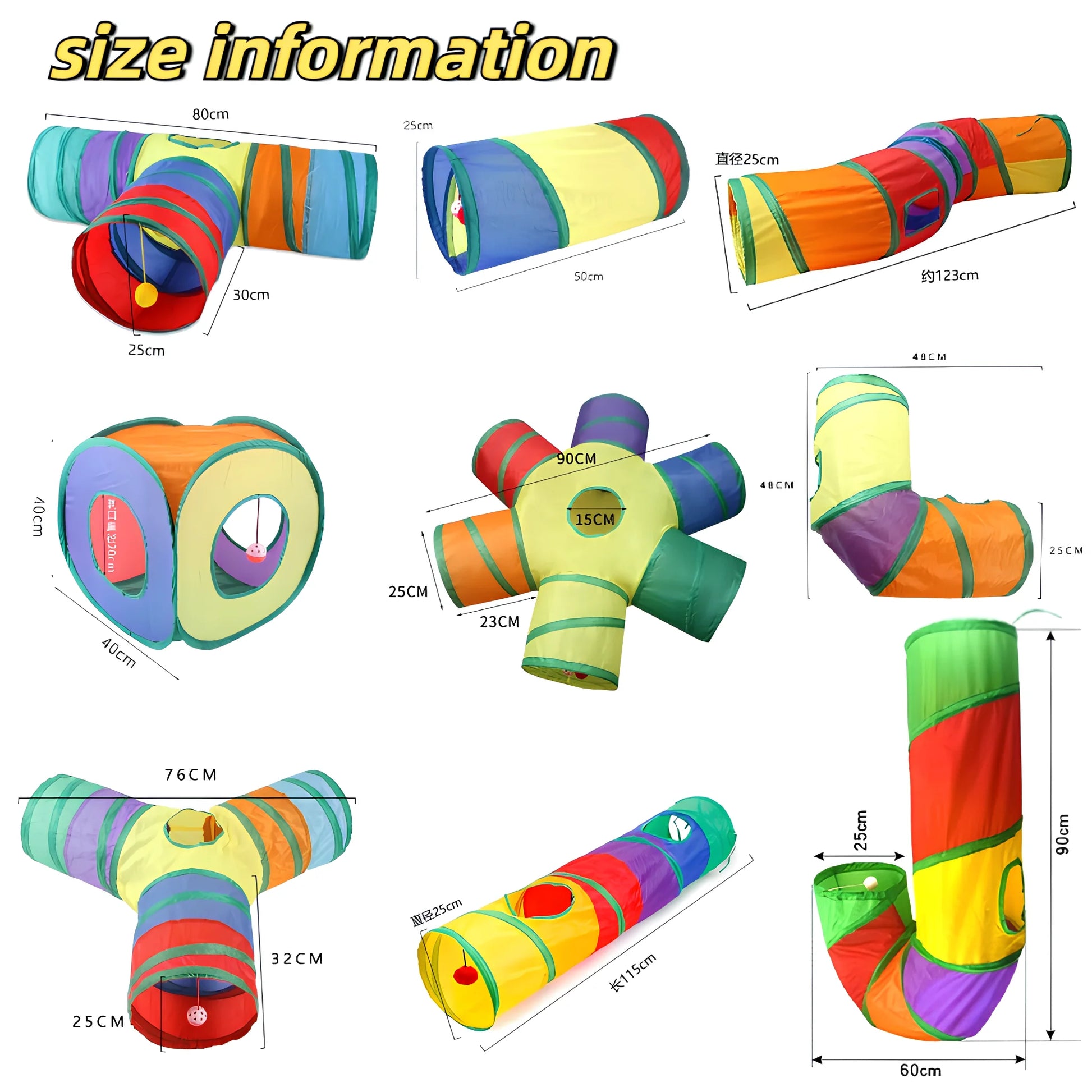 InstinctPlay™ Collapsible Cat Tunnel | Premium Pop-Up Hide & Seek System | Portable Interactive Hunting Den | Stimulates Natural Feline Behavior - Pet Moda Store