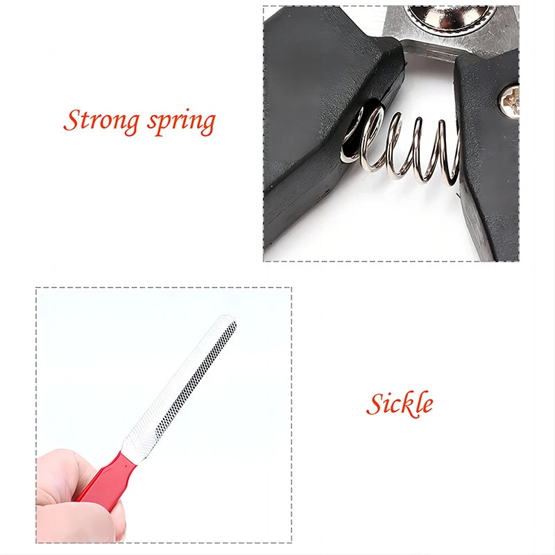 SickleSharp™ Professional Pet Grooming System | Premium Large Dog Nail Clippers | Stainless Steel Multifunctional Design | Precision Grooming Tool For All Breeds & Cats - Pet Moda Store
