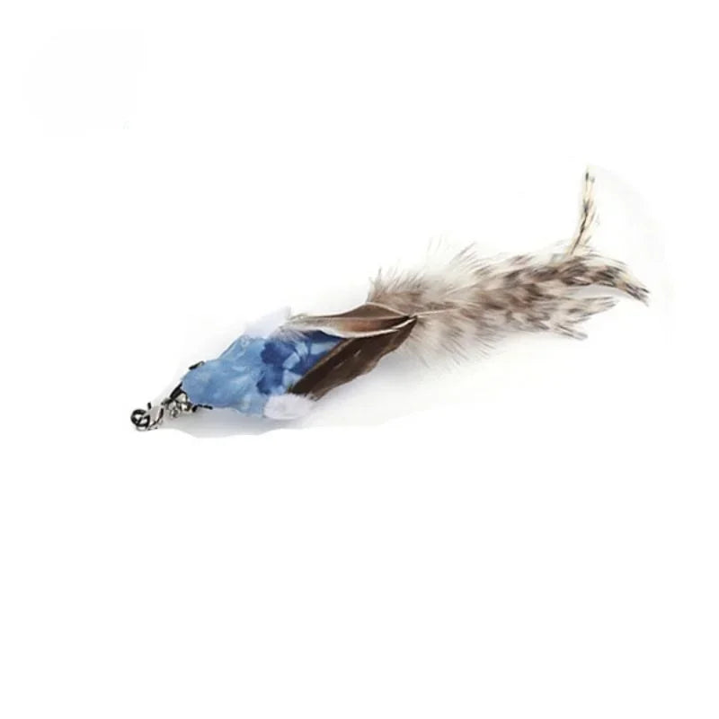 FeatherPrey™ Premium Cat Toy Refills | Interactive Wand Accessories Pack | Assorted Birds & Worms with Bells | Training Foam Balls for Kittens & Cats - Pet Moda Store