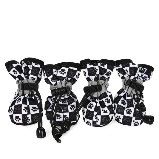 PawProtect™ All-Weather Pet Booties | 4-Piece Anti-Slip Footwear Set | Adjustable Soft-Sole Technology | For All Dog & Cat Breeds - Pet Moda Store