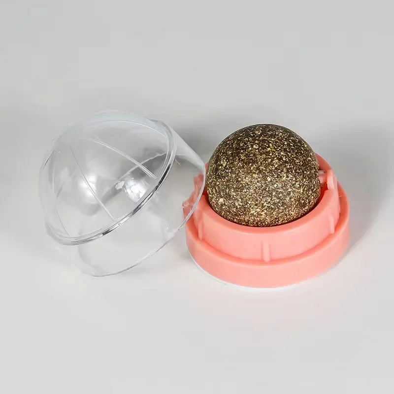 NipStick™ Feline Wellness System | Premium Wall-Mounted Interactive Toy | Natural Catnip-Infused Scratch Balls | Digestive Health Support & Enrichment Solution - Pet Moda Store