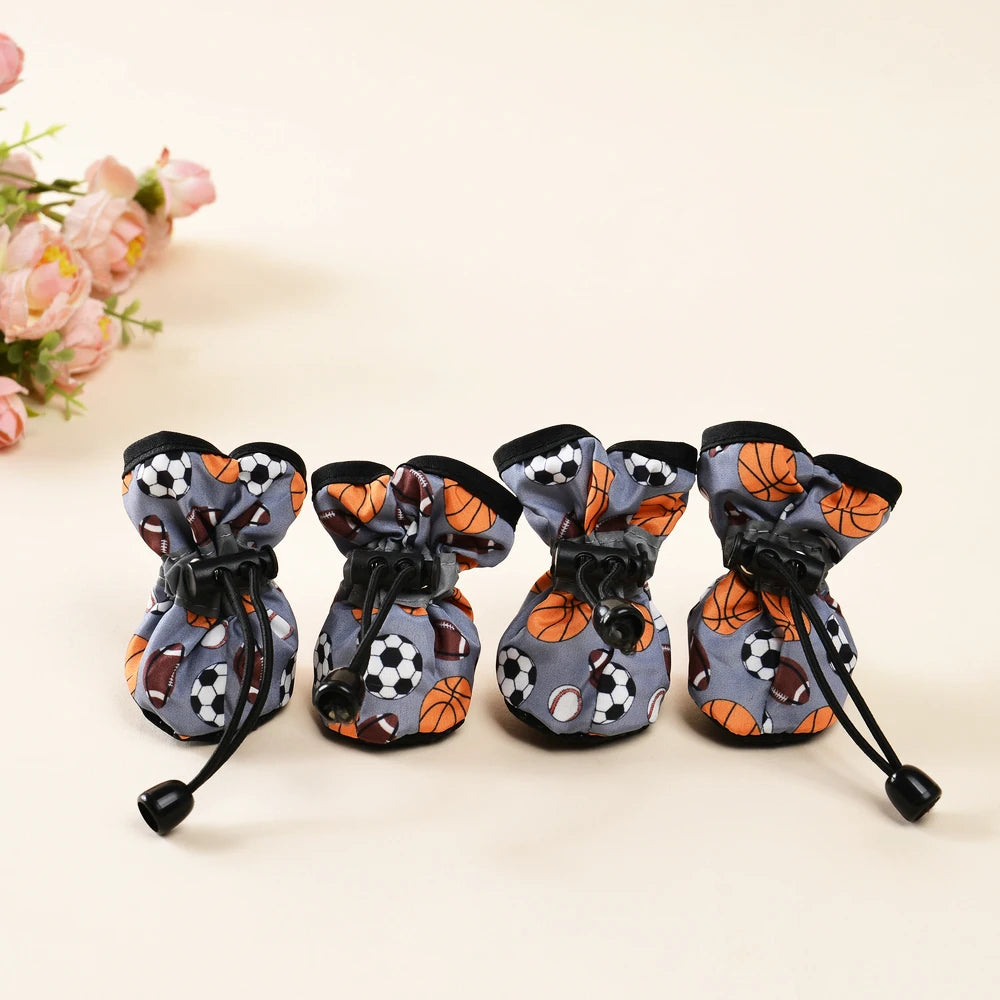 PawProtect™ All-Weather Pet Booties | 4-Piece Anti-Slip Footwear Set | Adjustable Soft-Sole Technology | For All Dog & Cat Breeds - Pet Moda Store