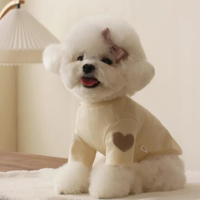 CuddleBear™ Designer Winter Collection | Luxury Thermal Pet Hoodie | Premium Love-Themed Outerwear | For Small Dogs & Cats - Pet Moda Store