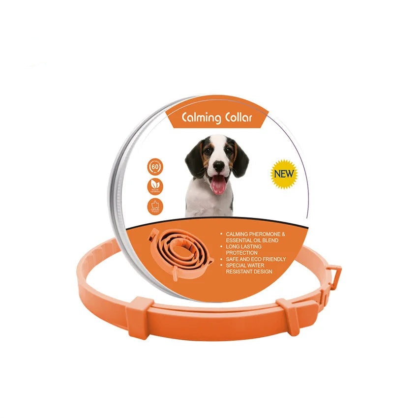 SerenityCare™ Pheromone-Infused Calming Collar | Natural Anxiety Relief for Cats & Dogs | Long-Lasting Stress Reduction | Adjustable Comfort Design - Pet Moda Store