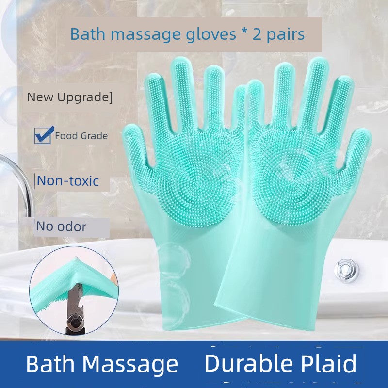 SafeScrub™ Anti-Bite Bathing Gloves | Protective Sponge Technology | Scratch-Resistant Grooming System | Complete Pet Washing Collection - Pet Moda Store