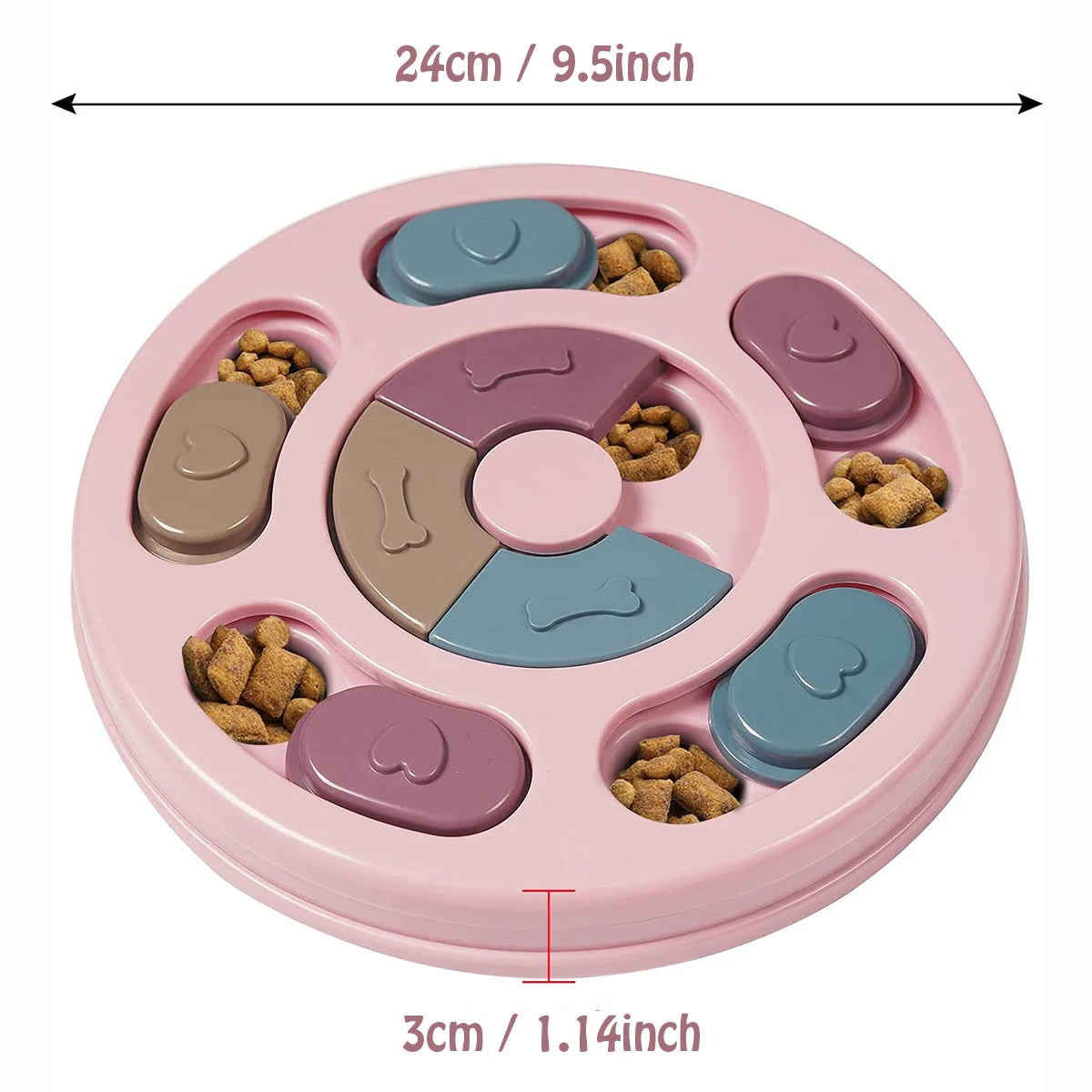 Dog Food Hiding Bowl, Slow Food Training, Dog Educational Toy To Relieve Boredom, Interactive Educational Feeding Toy - Pet Moda Store