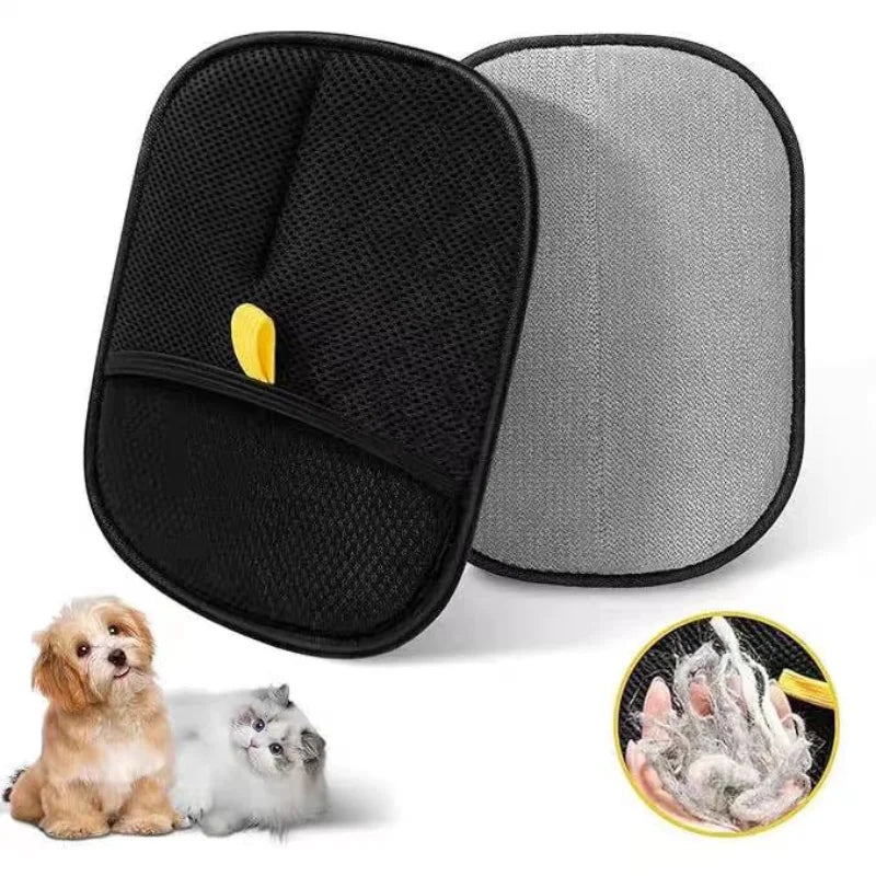 DualTouch™ Pet Grooming System | Double-Sided Hair Collection Gloves | Multi-Function Beauty & Cleaning Tool | Stress-Free Pet Care Solution - Pet Moda Store