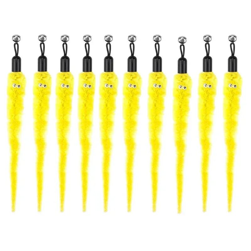 FeatherPrey™ Premium Cat Toy Refills | Interactive Wand Accessories Pack | Assorted Birds & Worms with Bells | Training Foam Balls for Kittens & Cats - Pet Moda Store