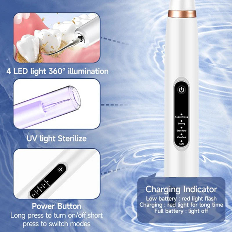 "Professional Ultrasonic Pet Dental System - Advanced Plaque & Calculus Removal - Silent Operation Technology - Complete Oral Care Solution for Dogs - Pet Moda Store