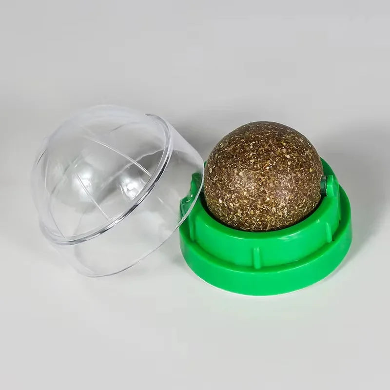 NipStick™ Feline Wellness System | Premium Wall-Mounted Interactive Toy | Natural Catnip-Infused Scratch Balls | Digestive Health Support & Enrichment Solution - Pet Moda Store