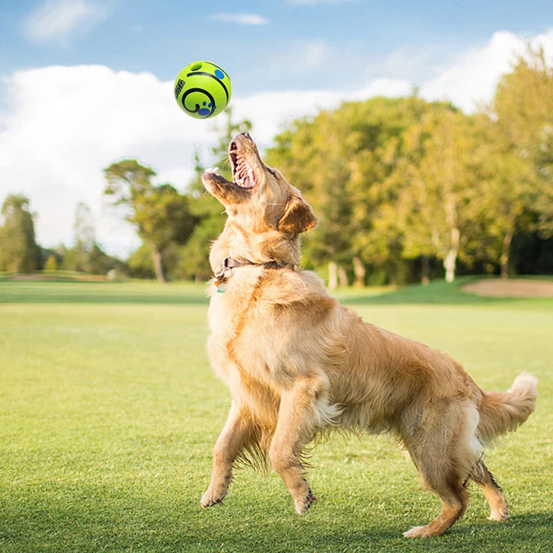 WobbleWag™ Interactive Giggle Ball | Motion-Activated Sound Technology | Attention-Grabbing Dog Toy | Official As Seen On TV Product - Pet Moda Store