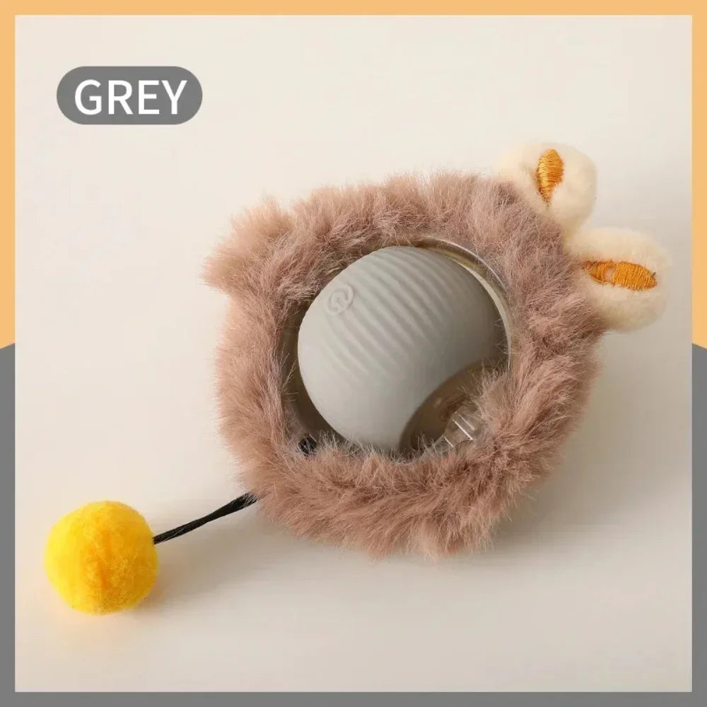LEMEENQ™ SmartChase Interactive Cat Toy | Auto-Rolling Electronic Mouse | Rechargeable Motion-Activated Ball with Tail | Intelligent Pet Stimulation System - Pet Moda Store