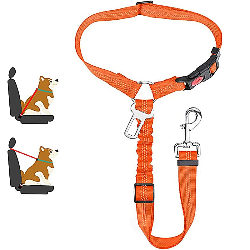 DualGuard™ 2-in-1 Safety System | Premium Car-to-Walk Harness & Leash | Adjustable Vehicle Restraint | For Dogs & Cats of All Sizes - Pet Moda Store