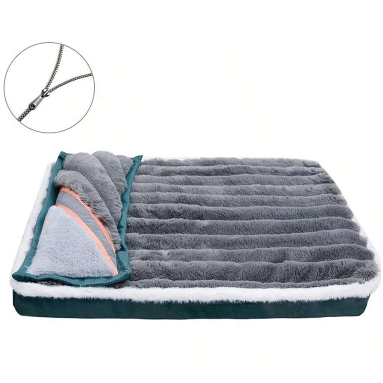 ZipClean™ Premium Removable Pet Bed | Washable Elastic Cushion with Zipper | Multi-Function Nesting Mat | For Small & Medium Pets - Pet Moda Store