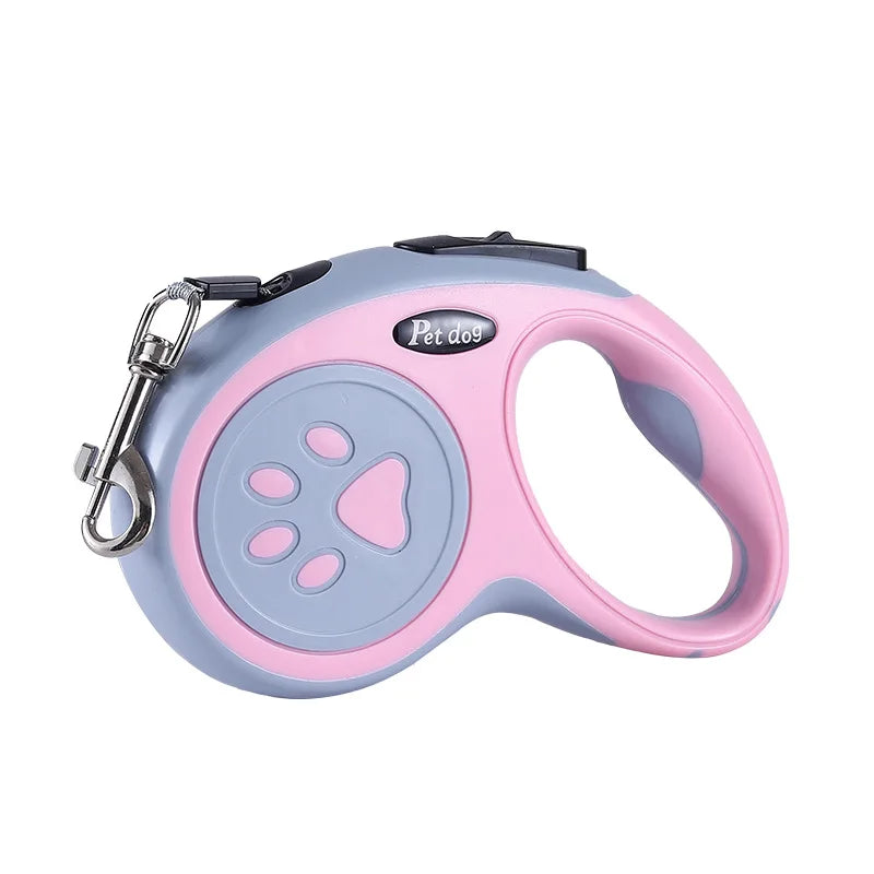 Professional Retractable Pet Leash - Premium Nylon - Extends 3-5m - Durable Automatic Mechanism for Walking & Running - Designed for Small Dogs & Cats - Pet Moda Store